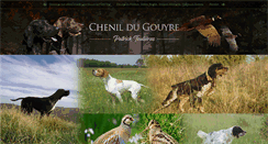 Desktop Screenshot of chenil-du-gouyre.com